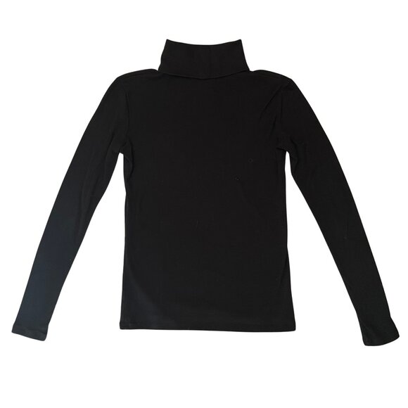 Long Sleeve Turtleneck Shirt • Black • US Small - Picture 7 of 13